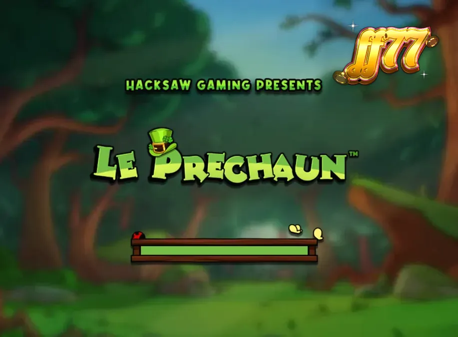 Guaxinim ranzinza com tema irlandês no slot Le Prechaun da Hacksaw Gaming